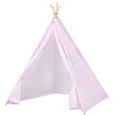 Namiot Tipi różowy w zygzaki solo