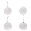 Bombki choinkowe nietłuczące różne rodzaje 12 szt.