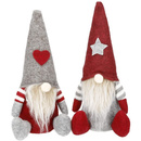 Para skrzatów 26cm ozdoba świąteczna, krasnal świąteczny, gnom