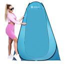 Namiot plażowy 120x120x190 cm samorozkładający mobilna przebieralnia niebieska
