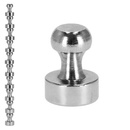 Magnesy neodymowe na lodówkę 10 szt. uchwyt z gwintem pinezka