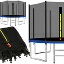 Siatka zewnętrzna 13FT 8 słupków do trampoliny 400/412cm