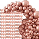 Balony 100 szt. urodzinowe, na wieczór panieński, wesele rose gold