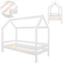 Łóżko dla dzieci domek 160x80 cm drewniany stelaż