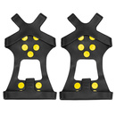 Raczki na buty turystyczne, antypoślizgowe nakładki kolce rozmiar 35-38 czarne