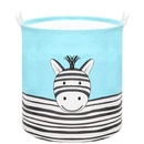 Kosz do przechowywania pojemnik na zabawki i ubrania zebra