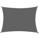 Żagiel przeciwsłoneczny 4x3 m cieniujący prostokątny do ogrodu grafitowy