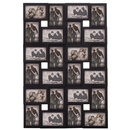 Ramka na zdjęcia 24 zdjęcia multiramka 10x15 czarna