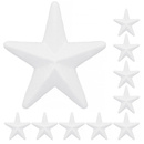 Bombka styropianowa 12cm gwiazda styropianowa decoupage zestaw 10 szt.