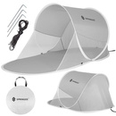 Namiot samorozkładający się pop up 100x190x90 cm szaro-biały