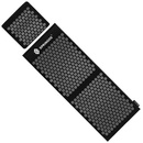 Mata relaksacyjna do akupresury z ergonomiczną poduszką do masażu, regeneracji, czarna