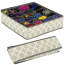 Organizer do szuflady 24 przegródek na bieliznę szary