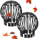 Filtry do rynny 2 szt. sitko ochronne osłona koszyczek elastyczny