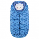 Niebieski śpiworek w owieczki