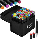 Markery alkoholowe 80 szt. dwustronne pisaki