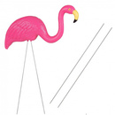 Figurka ogrodowa flaming ozdoba dekoracja różowa 60cm