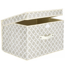 Pojemnik do przechowywania, pudełko zamykane, organizer beżowy