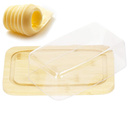 Maselniczka bambusowa z pokrywką, pojemnik na masło