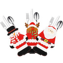 Kieszonki na sztućce 3 szt. świąteczne etui, pokrowce ozdoba świąteczna