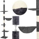 Słupek do drapania dla kota sufitowy sizal drapak 245 - 260 cm