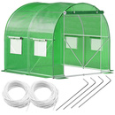Tunel ogrodowy foliowy UV4 140g/m2 2x2x2 m zielony