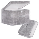 Pudełko do przechowywania 30x50x40cm organizer zamykany szary