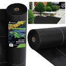 Agrowłóknina antychwastowa agrotkanina 70g czarna mata 1,6x10 m gruba