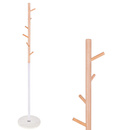 Wieszak na ubrania 172cm stojak podłogowy marmur biały