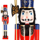 Dziadek do orzechów 152 cm drewniany żołnierzyk, figurka świąteczna