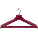 Wieszaki na ubrania drewniane zestaw 3 szt. bordowe