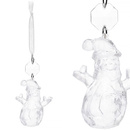 Ozdoba choinkowa 10cm świąteczna zawieszka bałwanek