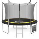 Trampolina ogrodowa z siatką wewnętrzną i drabinką 8 FT 245cm, dla dzieci
