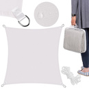 Żagiel przeciwsłoneczny kwadratowy 3x3m popielaty