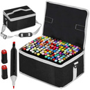 Markery alkoholowe 168 szt. dwustronne pisaki