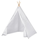 Namiot Tipi szary w zygzaki solo