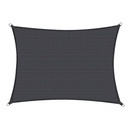 Żagiel przeciwsłoneczny prostokątny 5x4m ciemny grafit