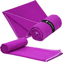 Ręcznik plażowy z mikrofibry 150x75 cm szybkoschnący ręcznik na basen fioletowy