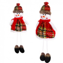 Bałwanek wiszący 38cm zawieszka ozdoba świąteczna, krasnal świąteczny, gnom