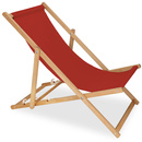 Leżak drewniany składany do ogrodu, na plażę 3 stopniowa regulacja bordowy