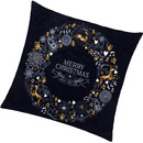 Poszewka dekoracyjna 40x40cm na poduszkę, jasiek świąteczny okrąg