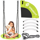 Huśtawka ogrodowa dla dzieci bocianie gniazdo 65 cm zielona