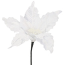 Poinsecja sztuczny kwiat, gwiazda betlejemska biała