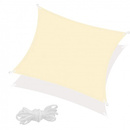 Żagiel przeciwsłoneczny kwadratowy 5x5m ecru