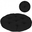 Poduszka ogrodowa 53 cm na huśtawkę bocianie gniazdo, fotel czarny