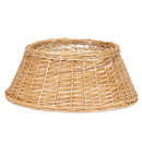 Osłona na stojak pod choinkę, wiklinowa 58 cm kosz jasnobrązowy