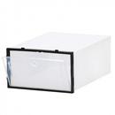 Organizer na buty, pudełko z otwieraną klapą przeźroczysty