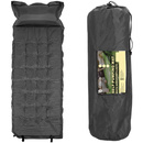 Mata samopompująca materac 193 cm z poduszką i pokrowcem mata turystyczna szara
