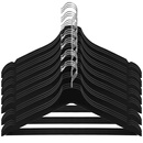 Wieszaki na ubrania drewniane 20 szt. czarne