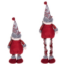 Mikołaj 57-80cm ozdoba świąteczna, krasnal świąteczny, gnom na teleskopowych nóżkach