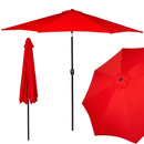 Parasol ogrodowy 300 cm składany na balkon duży czerwony
